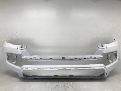 Front Bumper Cover Toyota Tacoma SR SR5 Ltd W/Flare holes White 16-19 OEM - Image 1 of 4