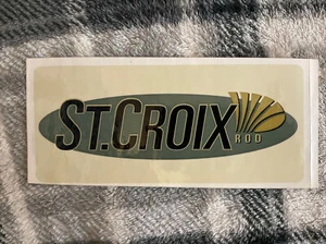 6” ST. CROIX RODS FISHING BASS BOAT CAR TRUCK WINDOW STICKER DECAL GRAPHIC - Bild 1 von 2