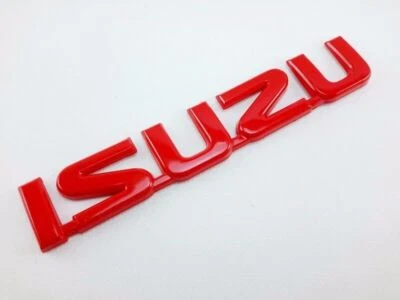 LOGO ARRIÈRE 3D POUR ISUZU ROUGE DMAX Camions Pièces De Voiture Logo... - Photo 1/4