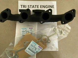 Original OEM Kubota V1505 Turbo Motor Abgaskrümmer mit Dichtungen - Bild 1 von 3