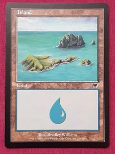 Magic The Gathering ONSLAUGHT ISLAND 336 land card MTG - Picture 1 of 2