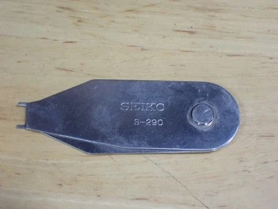 Vintage Seiko S-290 Relojoeiros Estojo Ajustável Abridor Traseiro Muito Bom Usado Ferramenta de Relógio - Imagem 1 de 4