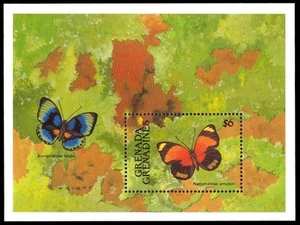 GRANADA-GRANADINAS 1287A - Mariposas "Nympalis amydon" (pb40054) - Imagen 1 de 1