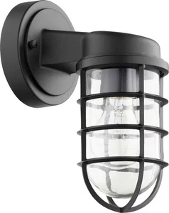 Quorum Belfour 10" Outdoor Wall Light in Noir - Picture 1 of 2