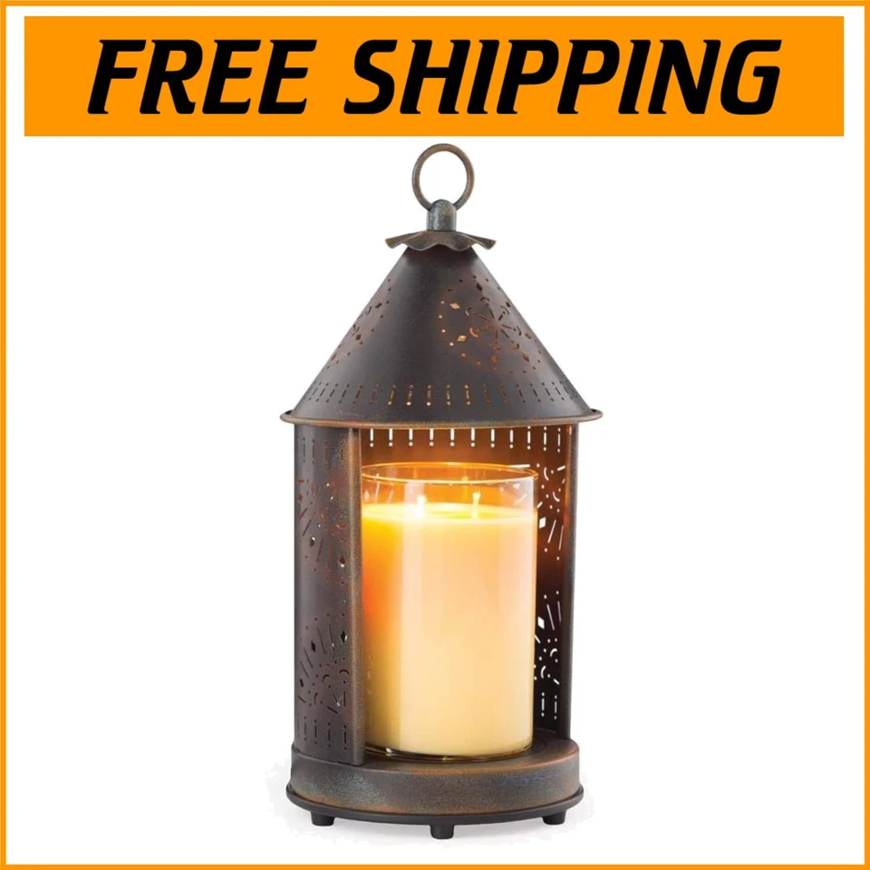 Candle Warmers Etc. Tin Punched Lantern Primitive