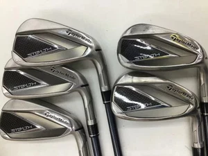 TaylorMade Stealth Iron Set 6-9,Pw 5pc Flex Stiff TENSEI RED TM60 Graphite - Picture 1 of 5