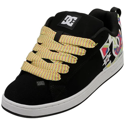 Zapatillas DC Shoes COURT GRAFFIK Mujer Negras Multicolor - Imagen 1 de 4