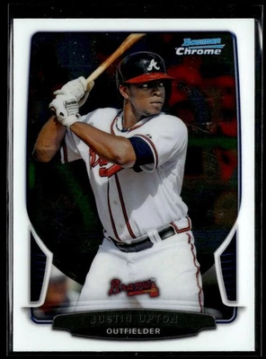 2013 Bowman Chrome Justin Upton Atlanta Braves #96 - Image 1 of 2