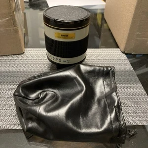 BOWER MIRROR LENS 500mm F/6.3 DG Super Great Condition W/ Bag - Picture 1 of 15