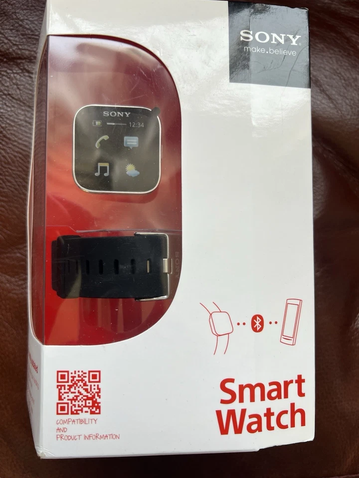 Sony MN2SW (1254-6627) Smart Watch - Black - Image 1 of 1