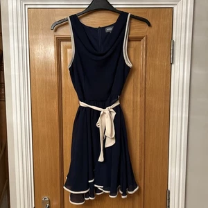 Apricot Dark Blue Smart Dress Size XS - Picture 1 of 5