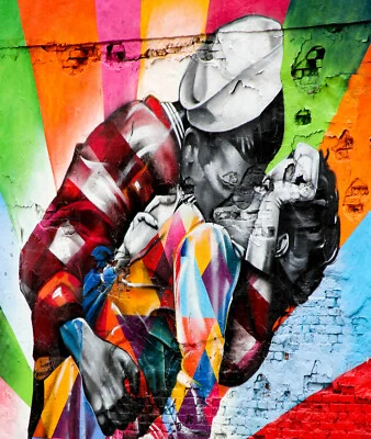 arte callejero impresión urbana grande 3 tamaños elige póster pintura retro de Nueva York Foto 1 de 2