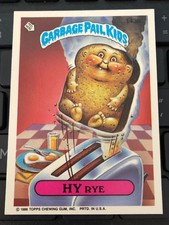 Hy Rye 143b Topps Garbage Pail Kids Sticker Card 1986 Series 4