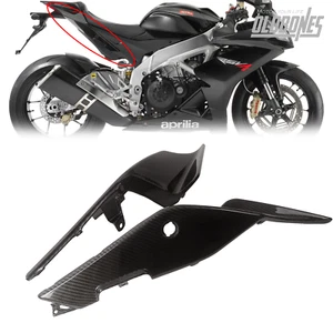 For Aprilia RSV4 2009-2014 Carbon Fiber Side Fairing For Seat Cover Gloss - Picture 1 of 19