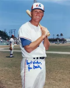 RON FAIRLY MONTREAL EXPOS SIGNED AUTOGRAPHED 8X10 PHOTO W/ COA - Picture 1 of 1