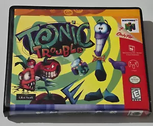 Tonic Trouble SOLO ESTUCHE Nintendo 64 N64 Caja CUALQUIER 4+ 20% DE DESCUENTO CALIDAD A+ - Imagen 1 de 5