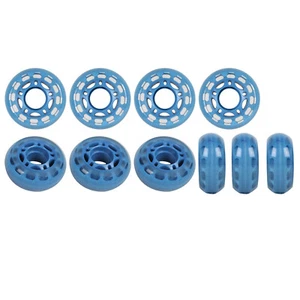 ROLLER HOCKEY GOALIE WHEELS 60mm 78a Set of 10 for INDOOR Inline Skates - Picture 1 of 4
