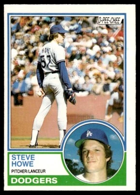 1983 O-Pee-Chee Steve Howe Los Angeles Dodgers #170 - Image 1 of 2