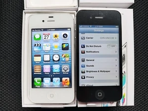 Working Grade A Apple iPhone 4s 8/16/32/64GB Black/White UNLOCKED ALL country - Picture 1 of 16