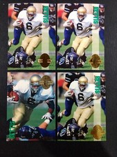 (4) Jerome Bettis 1993 CLASSIC FOUR SPORT 3 RC's 1 Limited Print RC Notre Dame