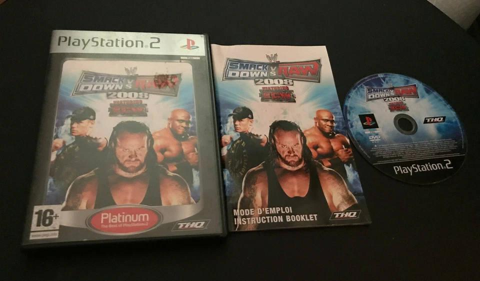 SmackDown Vs. Raw 2008 PS2 PlayStation 2 PAL - Bild 1 von 1