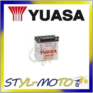 12N5.5-3B BATTERIA ORIGINALE YUASA YAMAHA YZF-R 125 2008 - Foto 1 di 1
