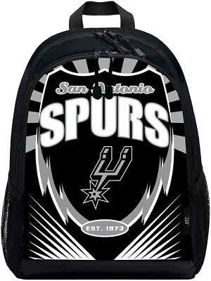 NBA San Antonio Spurs "Lightning" Kids Sports Backpack, 16.5" x 5.5" x 12"… - Image 1 of 2