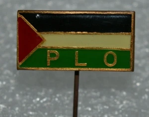 Bandera de la Organización para la Liberación de Palestina de la OLP de colección insignias políticas - Imagen 1 de 2