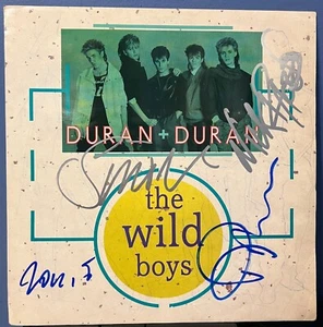 Duran Duran Firmado The Wild Boys 12" Vinilo x4 - Imagen 1 de 7