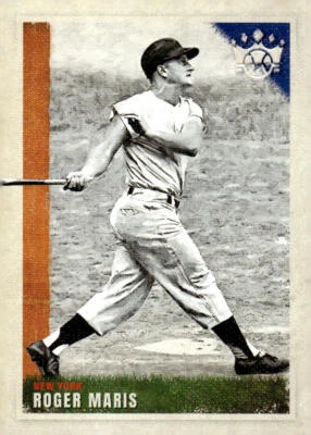 2022 Panini Diamond Kings #9 Roger Maris Artist's Proof Blue - Image 1 of 2