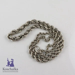 Vintage 925er Silber schöne Kordelkette (E3679) - Bild 1 von 4