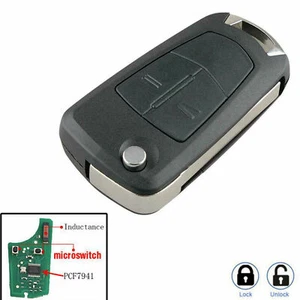 For Vauxhall Opel Astra Insignia 2 Button Fob Remote Complete Full Key 433MHz AS - Picture 1 of 6