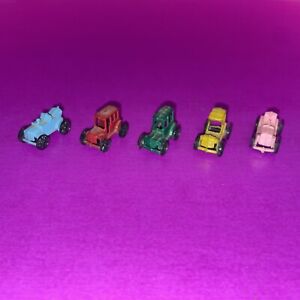 Antique AUTO RACE Steel Game Replacement Pieces New York 1920’s Metal Cars USA