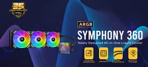 Antec Symphony 360 ARGB Raffreddamento Liquido Led Pc Gaming Intel e Amd - Bild 1 von 10