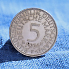 5 DM Deutsche Mark 1974 F Silberadler - Silber - Umlaufmünze