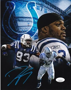 DWIGHT FREENEY Signed Autograph Auto 8x10 Photo Picture Indianapolis Colts JSA - Picture 1 of 1