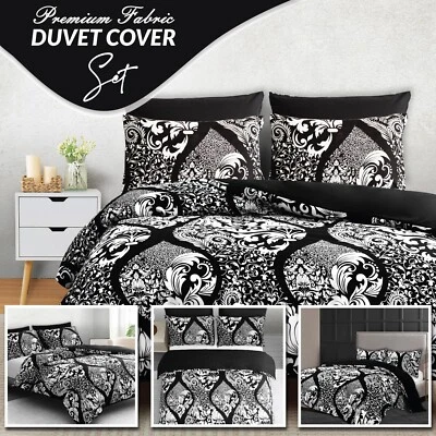 #BEDDING Duvet Cover Set Reversible King Size Duvet Cover Zipp Single Double Bedding Sets