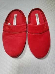 Victorias Secret Red Heart Slippers Size Small 5/6 EUC! - Picture 1 of 6