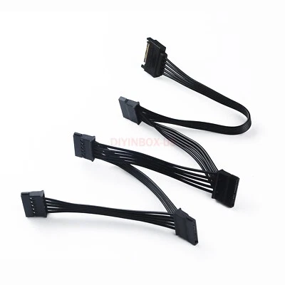 Splitter 1 Male To 5 Power 15pin SSD Female Cable SATA Adapter HDD Hard Drive - Image 1 of 4