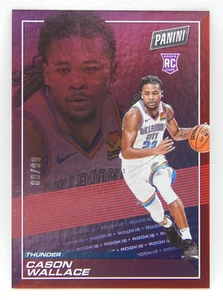 2023-24 Panini Player of the Day Red Holo /99 Rookie OKC Thunder - CASON WALLACE - Bild 1 von 2