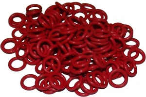 Captain O-Ring - Rubber Oring Keyboard Switch Dampeners/Sound Reducers Red [40A- - Picture 1 of 3