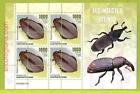 B0041 - CENTRAFRICAINE - ERROR MISPERF Stamp Sheet - 2023 - EXTINCT INSECTS