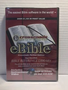 Crossroads Family of Ministries - eBible (PC DVD-ROM, 2009) Brand New Sealed - Zdjęcie 1 z 2