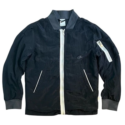 Chaqueta Nike Sportswear Youth Essentials Forrada Bomber Texturizada Nylon Negra Talla L Foto 1 de 4