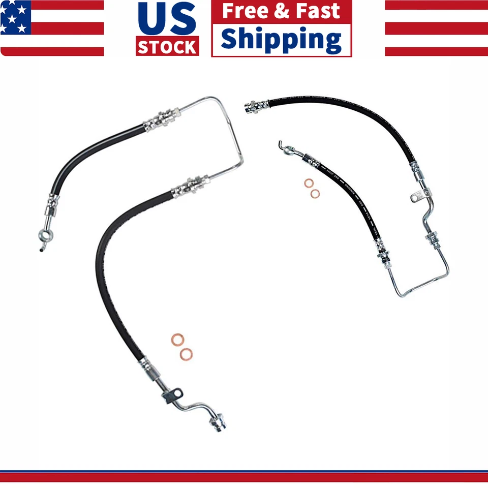 2x Línea de freno de manguera de freno delantera izquierda y derecha para Kia Spectra 2004-2009 Foto 1 de 4