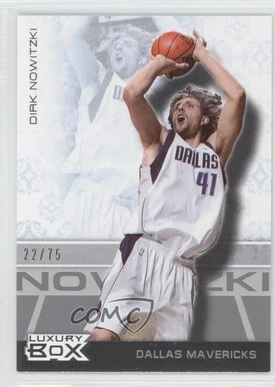 2007-08 Topps Luxury Box Silver /75 Dirk Nowitzki #6 HOF - Image 1 of 2
