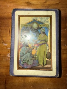 Lámpara de Parroquia Mazda Maxfield Edición Antigua Vendedor de Bagdad Mazo de Cartas de Juego - Imagen 1 de 9