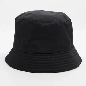 Prada 2HC137 Triangle logo Bucket Hat XL Nylon Black - Picture 1 of 6