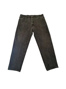 JEANS VINTAGE LEVIS 550 UOMO 40x30 RELAXED FIT DENIM NERO 1994 MADE IN USA CONICO - Foto 1 di 13