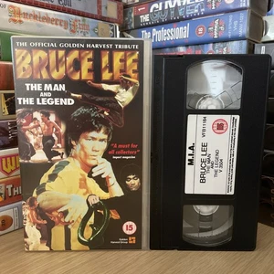 BRUCE LEE - THE MAN AND THE LEGEND - Small Box Retail VHS - Hong Kong Classics - Picture 1 of 6